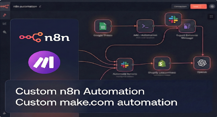 I will automate your business workflows using n8n, zapier, make com and apis
