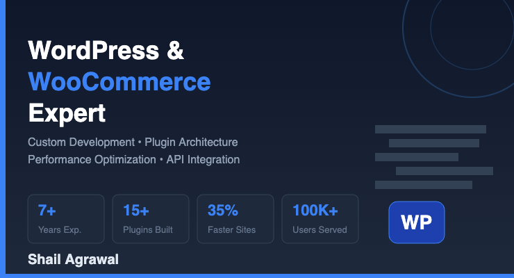 I will build, customize, or fix your WordPress and WooCommerce website